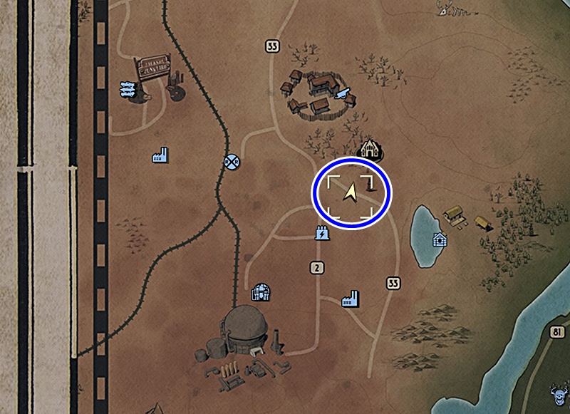 腐食スティングウィングが固定で湧く場所の画像