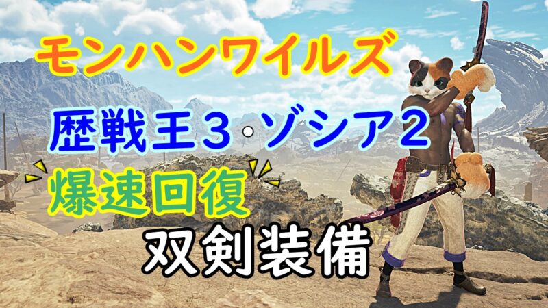 爆速回復双剣装備のアイキャッチ画像