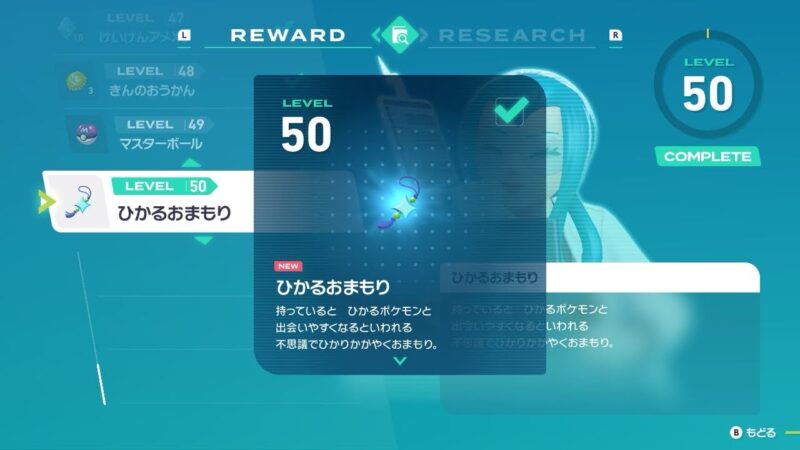 ひかるおまもりを入手した画像